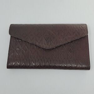 Eberle Genuine Cowhide Leather Women’s Brown Wallet Coin Purse Sandalwood